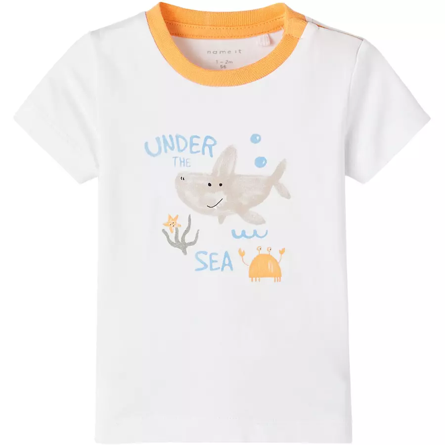 name it T-Shirt Nbmhang Bright White