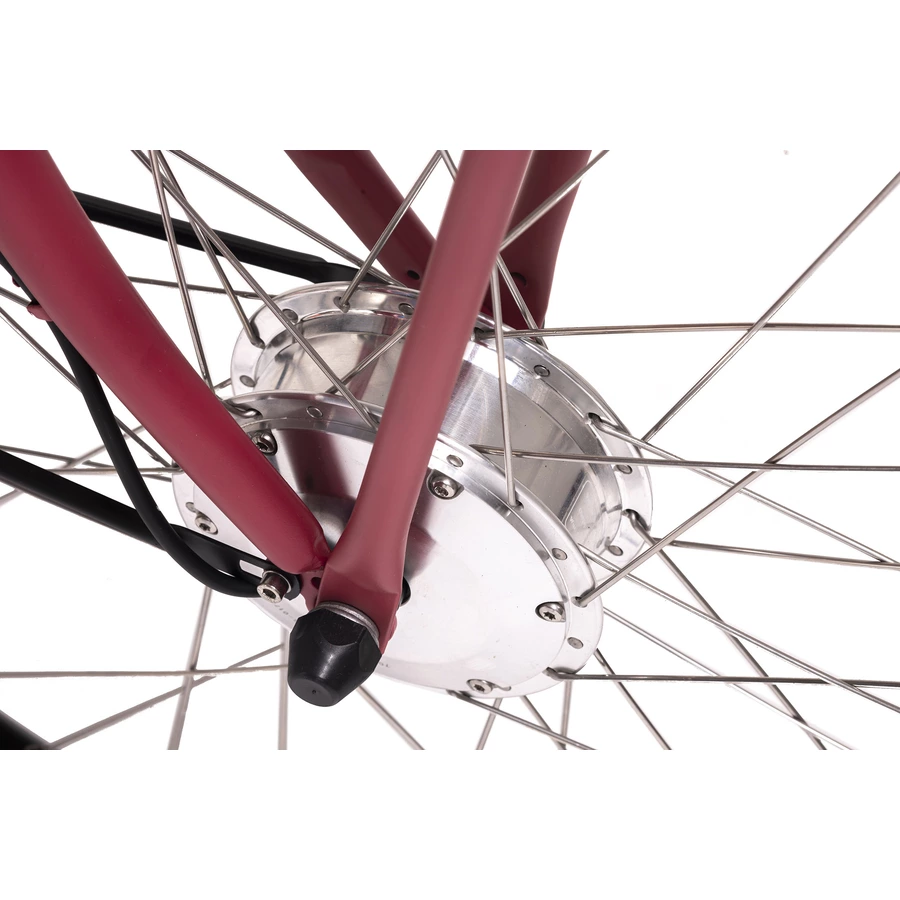 Adore E-Citybike Damen Hollandia Carry on 28'' E-Bike 3 Gänge rot
