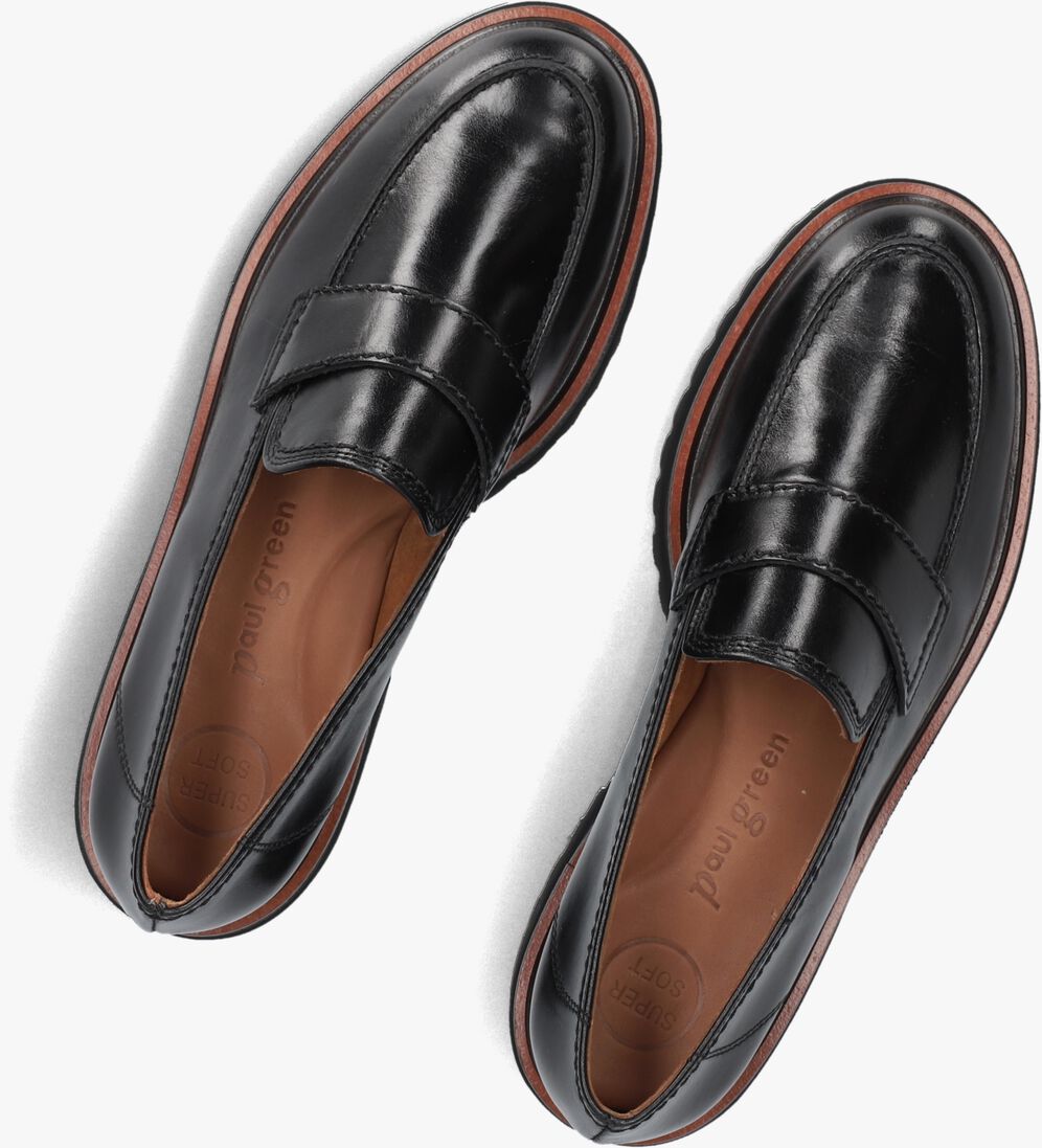 zwarte paul green loafers 2683