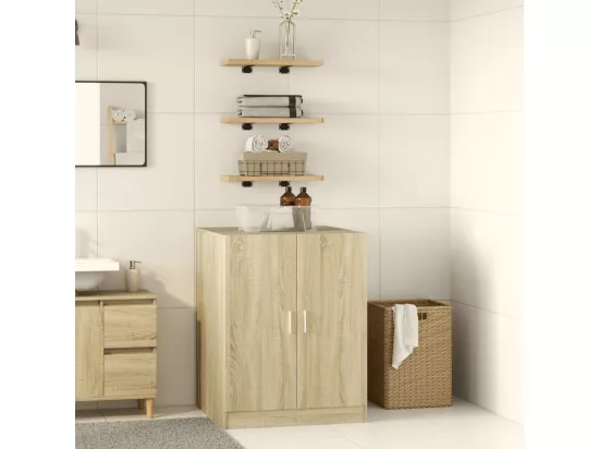 Meuble pour machine à laver chêne sonoma 70,5x71,5x91,5 cm
