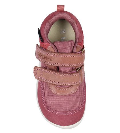 Bundgaard Sko m. Klettverschluss - Bennie - Tex - Dark Rose