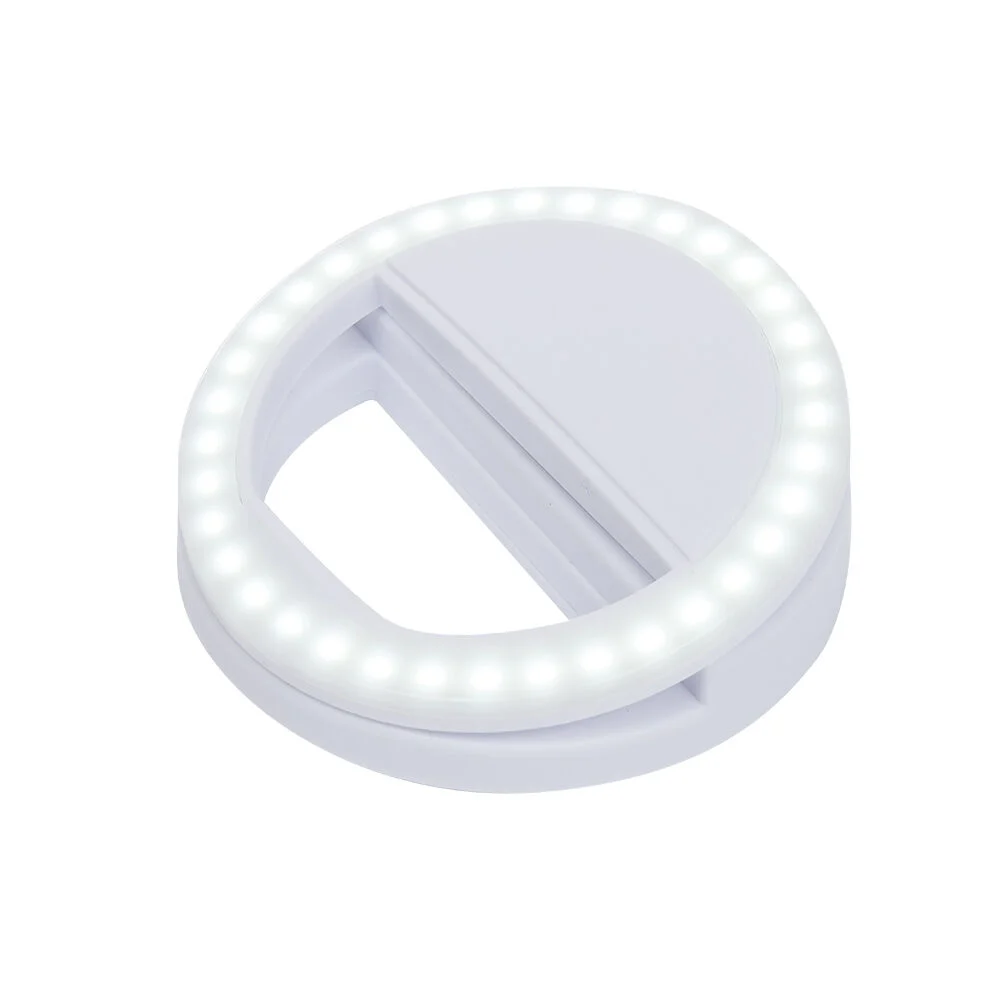 Anneau lumineux pour selfie blanc