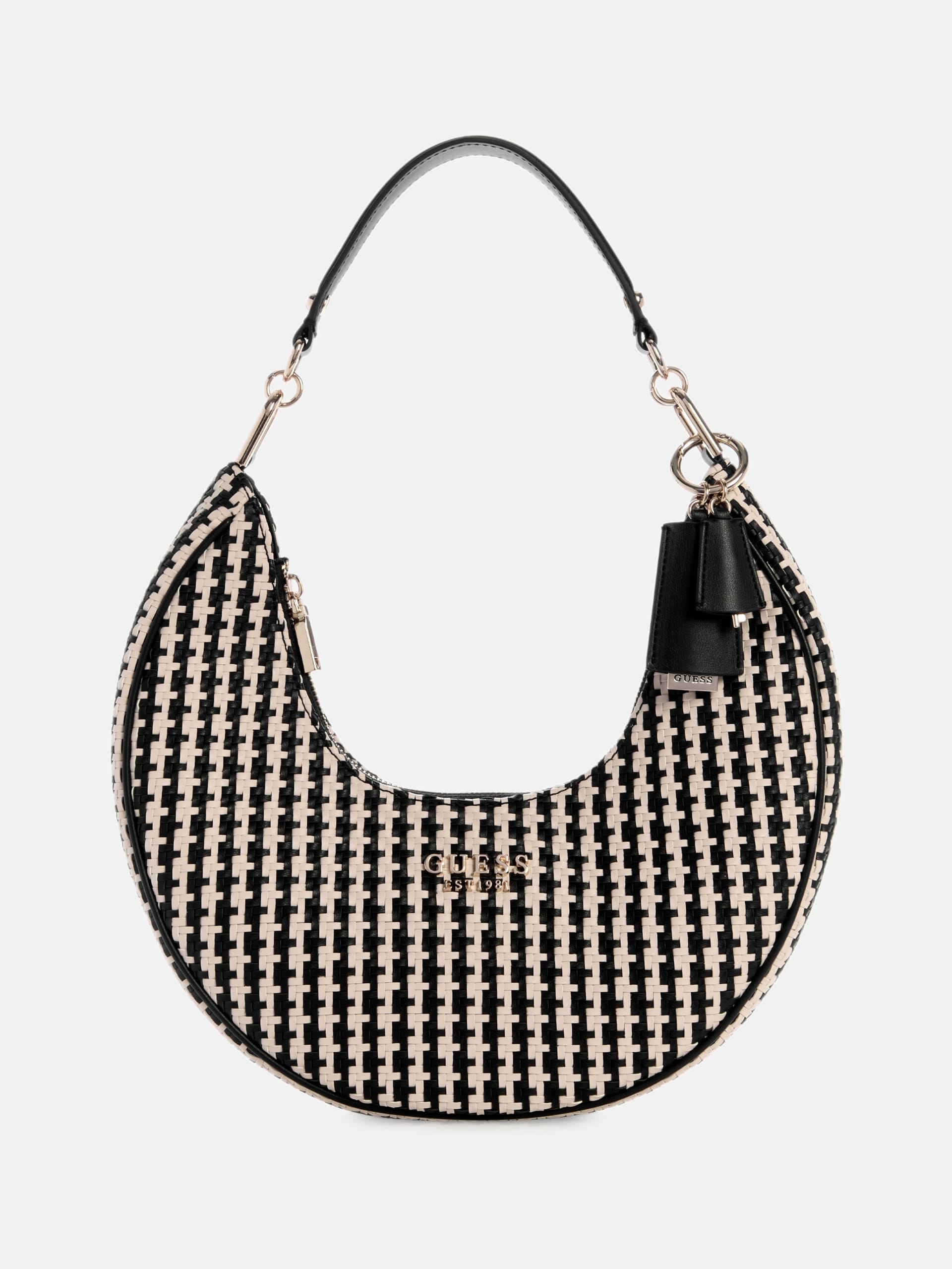 Bolsa de ombro hobo trançada Mirema