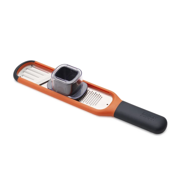 Joseph Joseph - Handi-Grate 2-in-1 Mini-Reibe und -Hobel, orange
