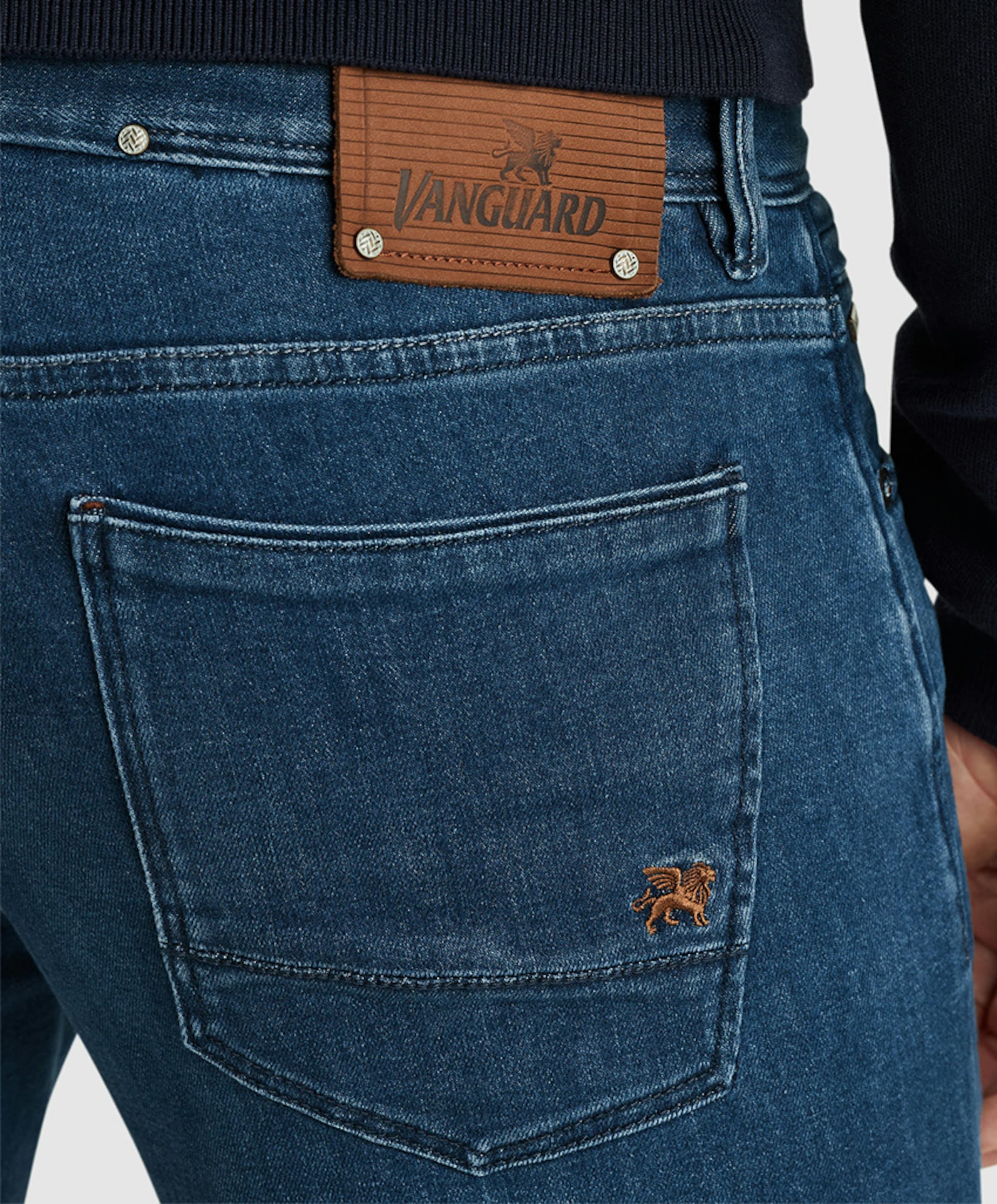 Vanguard V7 RIDER WHALE BLUE WASH heren jeans blauw