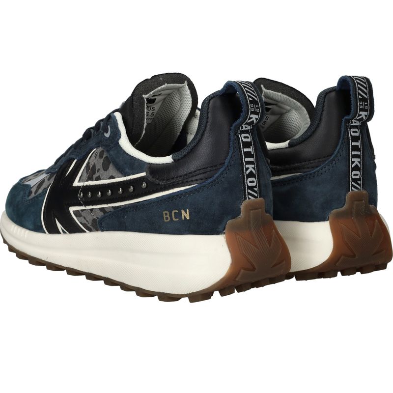Kaotiko Detroit Glam Sneakers Blauw Dames