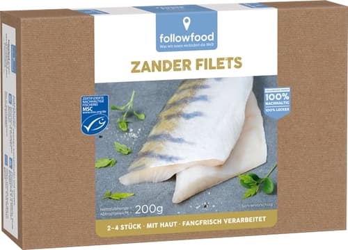 followfood MSC Zander Naturfilets