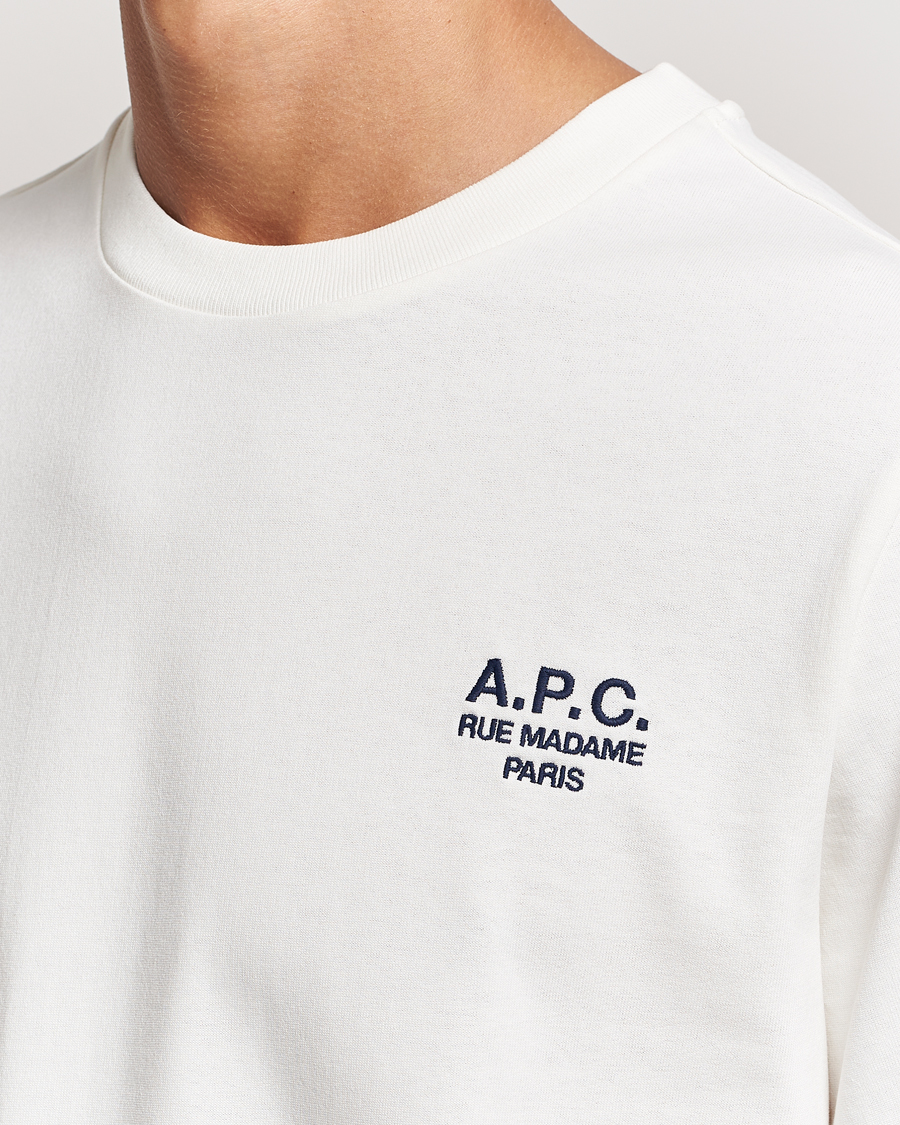 A.P.C. Rue Madame T-Shirt White/Dark Navy