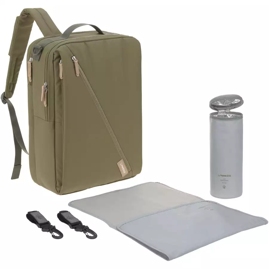 LÄSSIG Wickelrucksack Green Label Tidy Talent Backpack olive