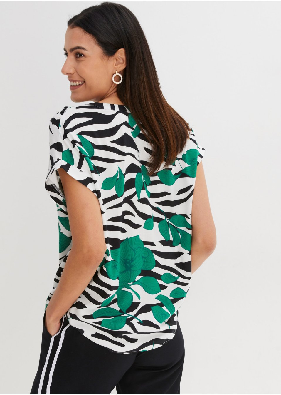 Blouse imprimée en viscose