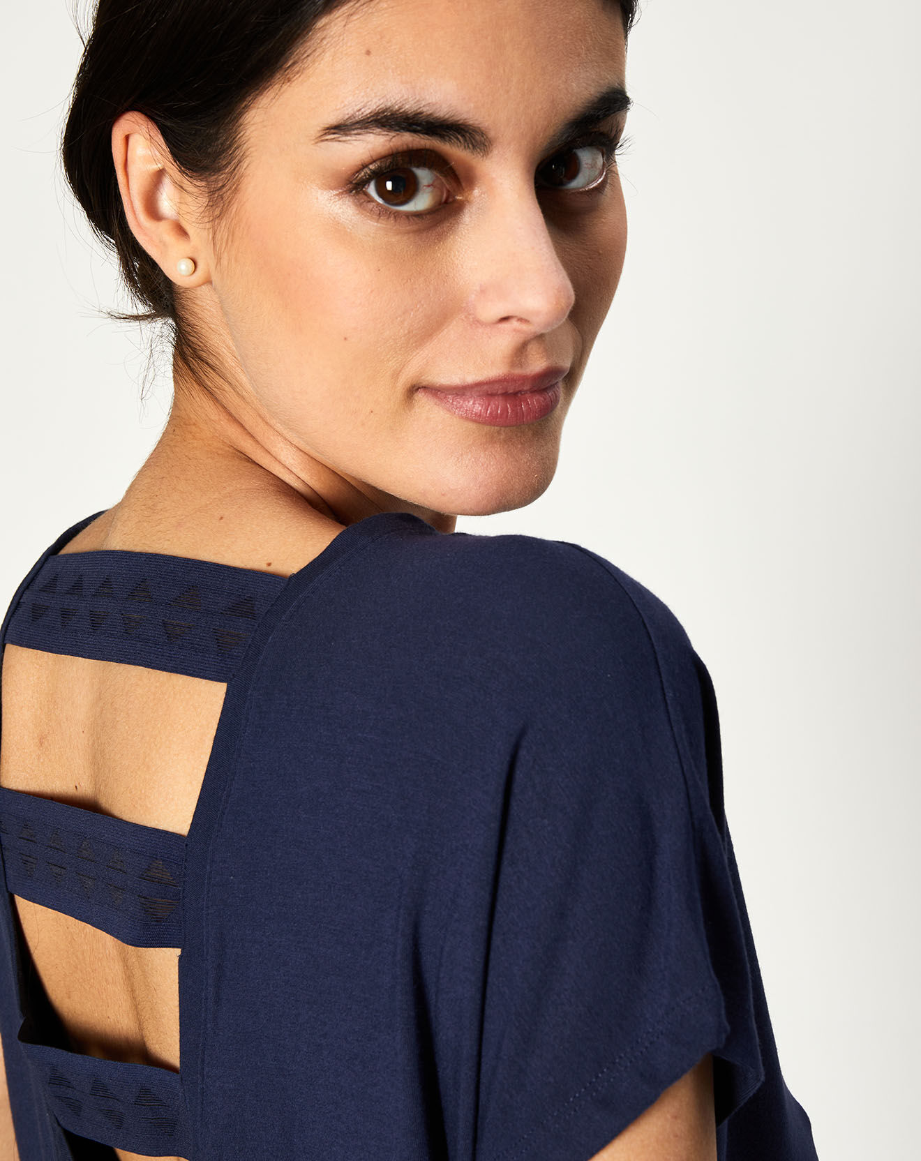 Huit T-Shirt Jeanne bleu marine