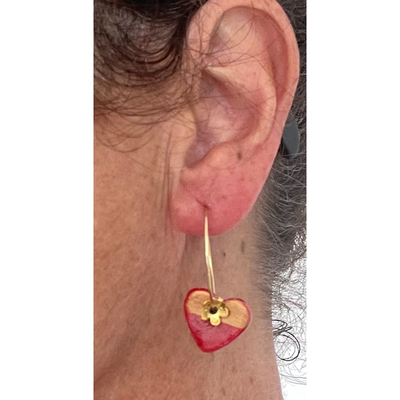 Boucles d'oreilles céramique