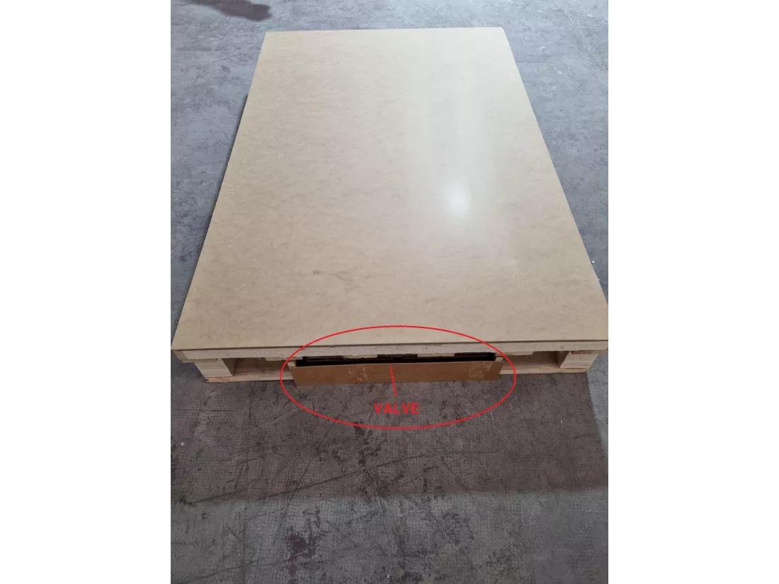 Receveur de Douche Extraplat MINIMO - 100x120x2,6cm - Texture Ardoise Beige - Résine Minérale - RÉSIGRÈS
