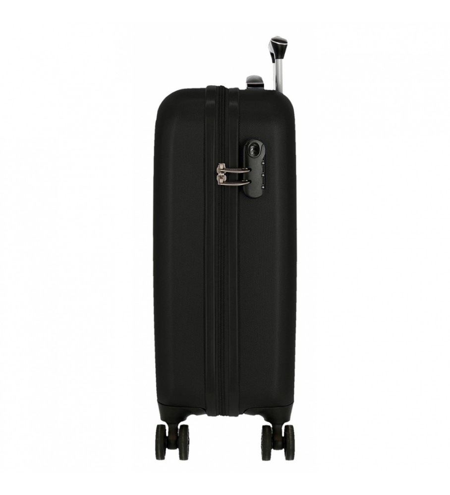 Mala de cabine Roll Road Camboja Rígida 55cm Preta