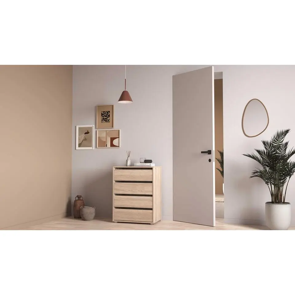 Ladekast Blokty - 60x40x76cm - 4 lades - eikdecor