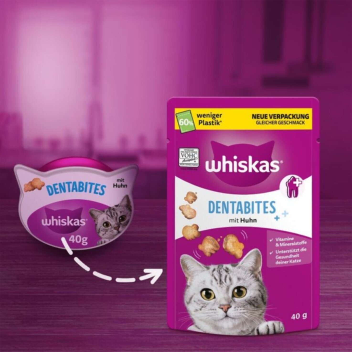 Whiskas Katzensnack Temptations Dentabites
