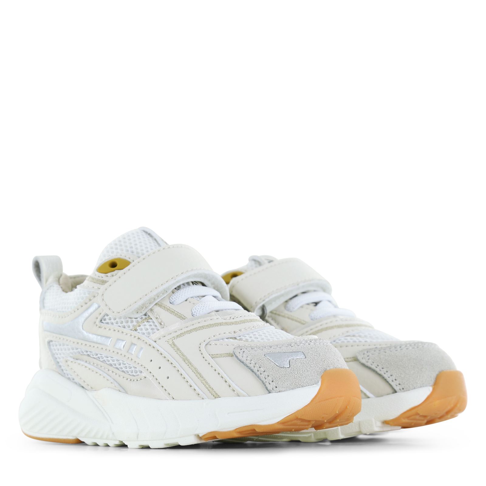 Shoesme beige sneakertje Mesh, Microfiber leer, Suède | Meisjes schoenen