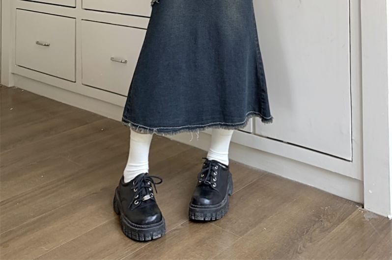 Bolgivy - Midi-rok met hoge taille, sterrenapplicatie en franjes