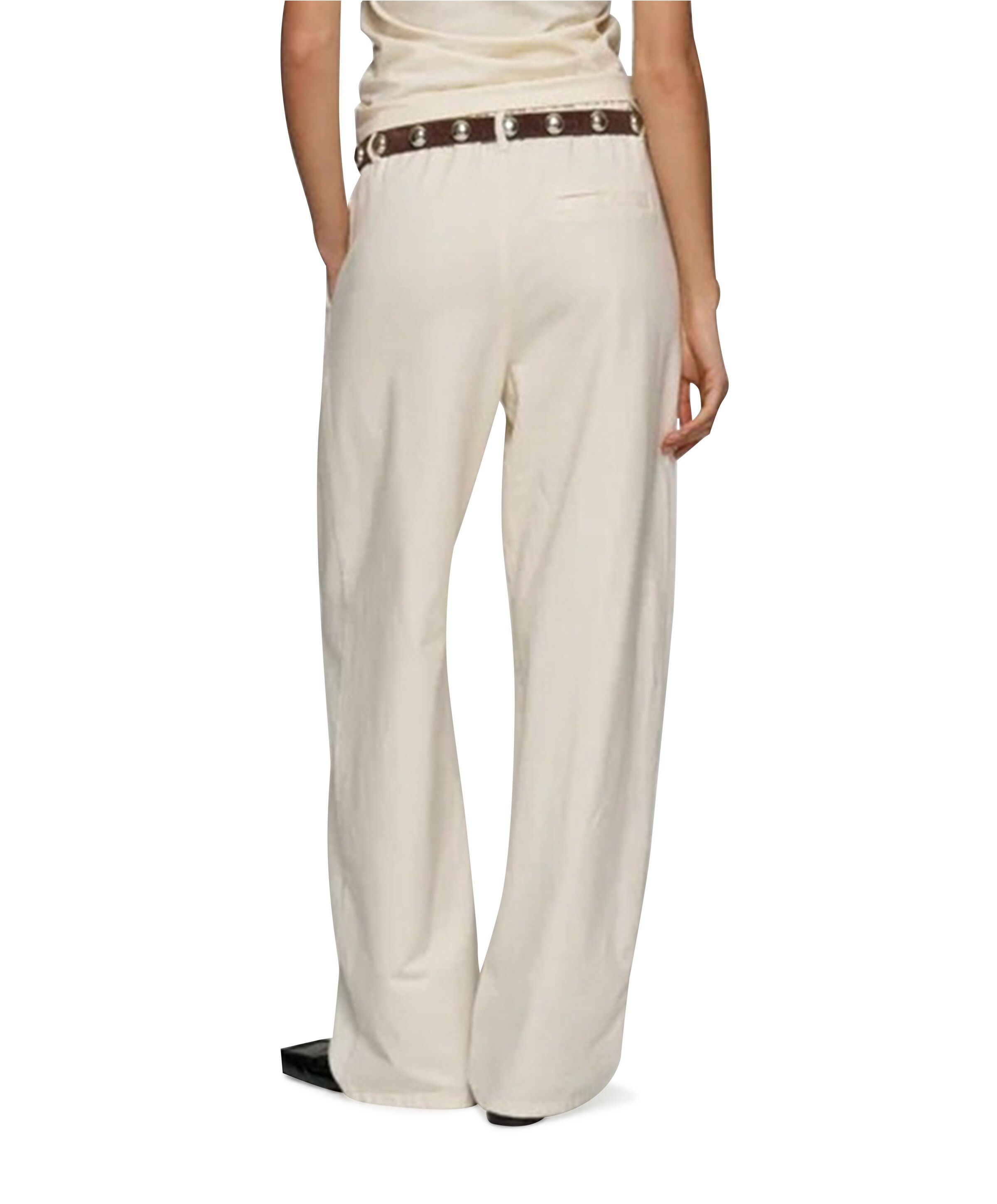 10 Days soft twill dames broek ecru