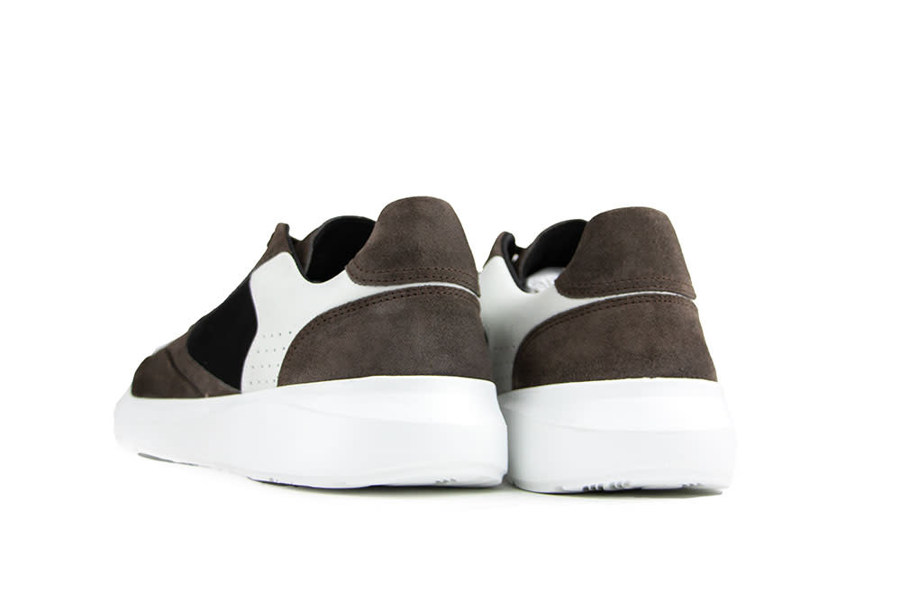 Nubikk Sneakers Rocky Road Wave Dark Grey Suede Black