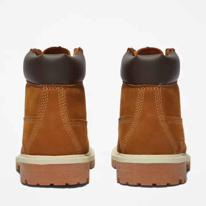 6-inch Boot Timberland Premium imperméable pour enfant en marron