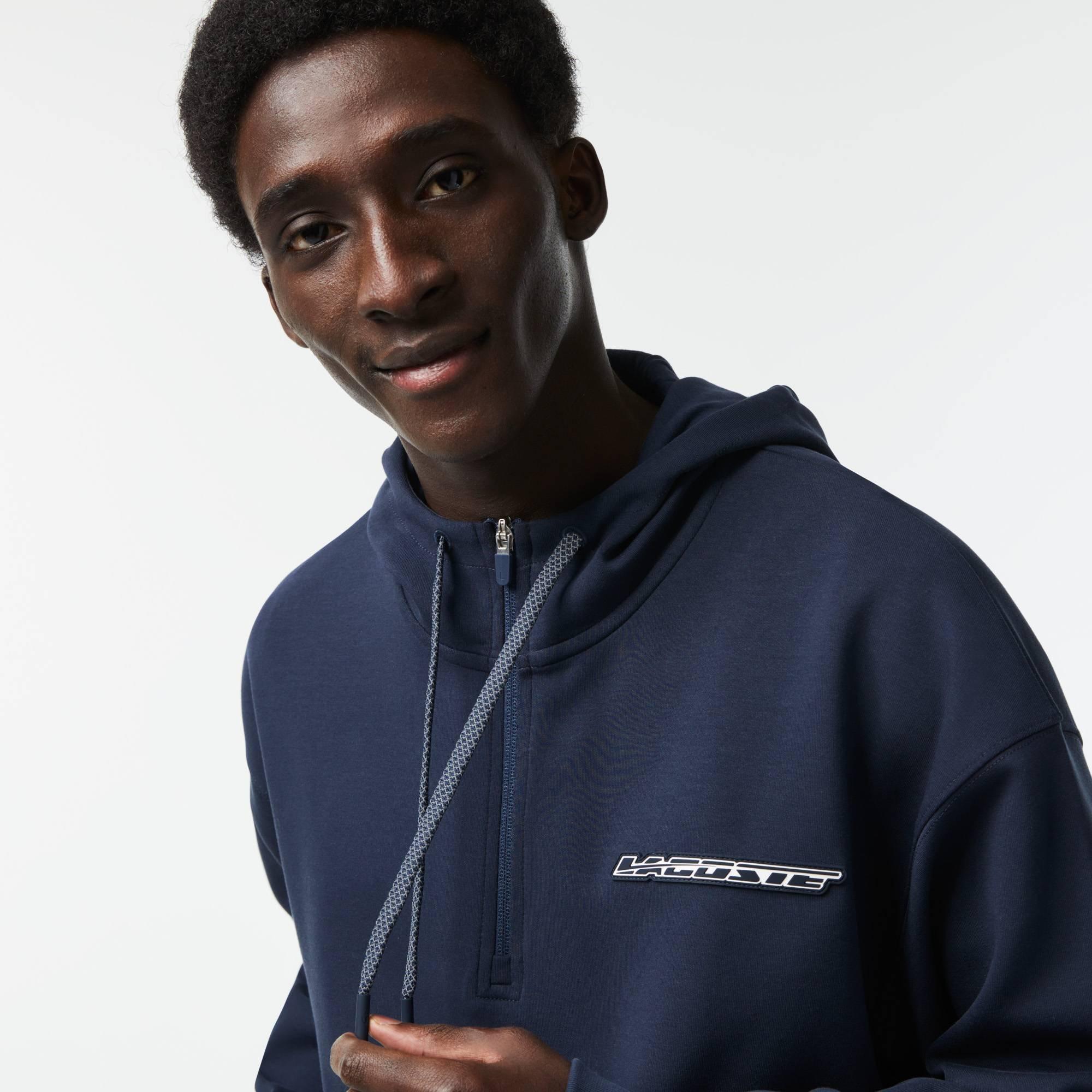 Lacoste Lacoste Racing 1/4 Zip Hoodie Mens