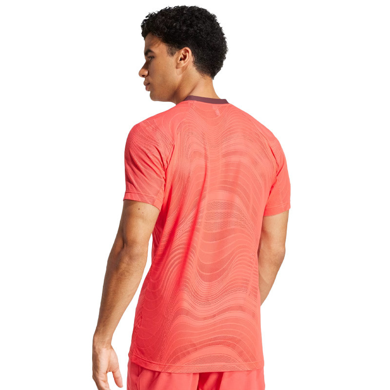 Tee-shirt de tennis homme Adidas Pro Freelift rouge fluo Open d'Australie