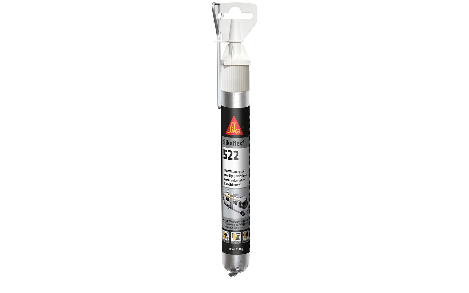 Sikaflex 522 Klebdichtstoff 300 ml Stahlgrau
