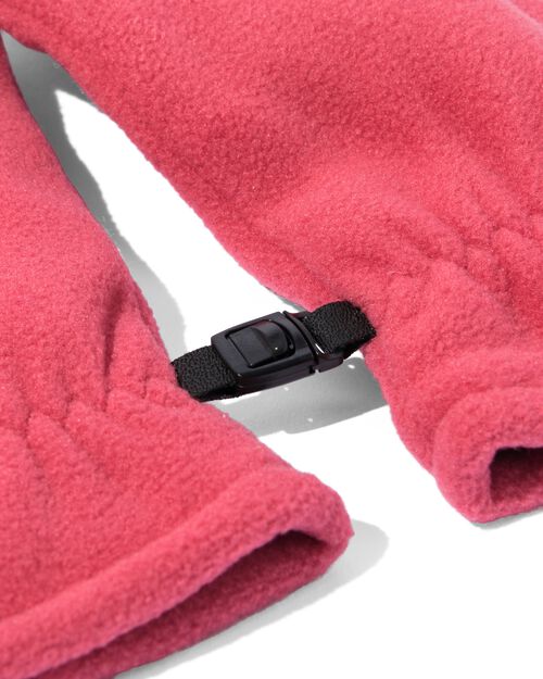 gants polaire spécial écran tactile enfant rose