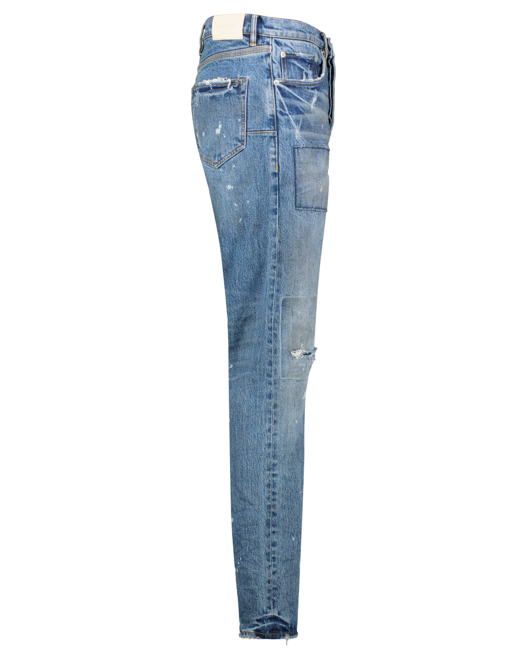 Purple Brand| Herren Jeans VINTAGE DIRTY PATCH MID INDIGO