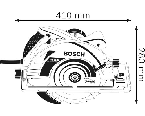 Handcirkelzaag Bosch Professional GKS 85 G