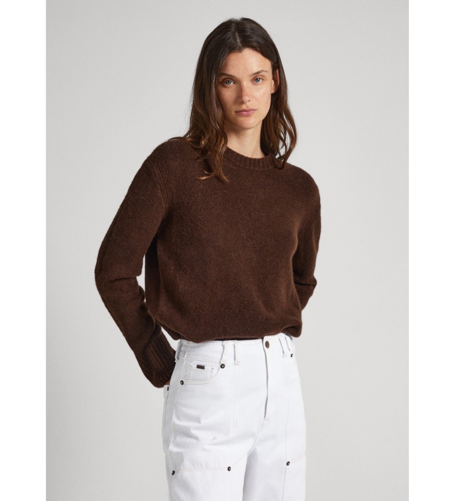 Pepe Jeans Camisola Denisse castanho