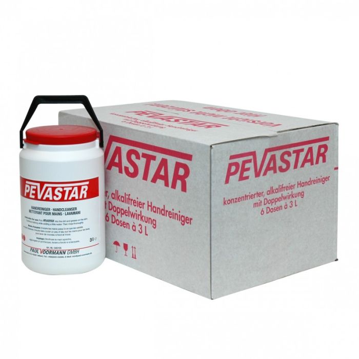 6st Pevastar Voordeelverpakking industriele handreiniger wit 6x3 Liter (407106 en 046305)