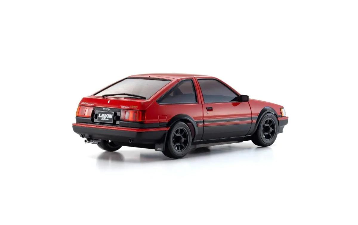Mini-Z MA020 Toyota Corolla Levin AE86 Rot, ARTR, 1:27<br>Mini-Z MA-020 4WD On-Road Modell im Readyset