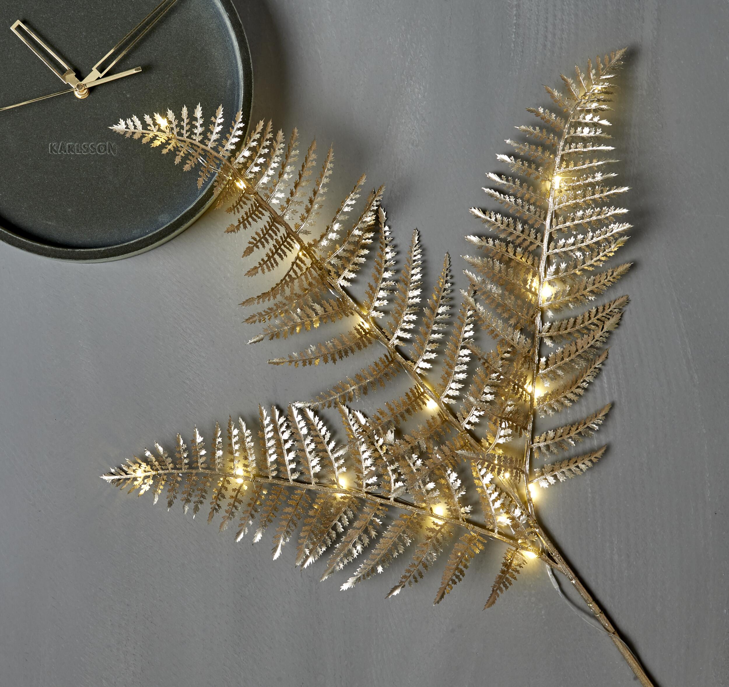 Bregne LED kunstig plante 102 x 44 cm