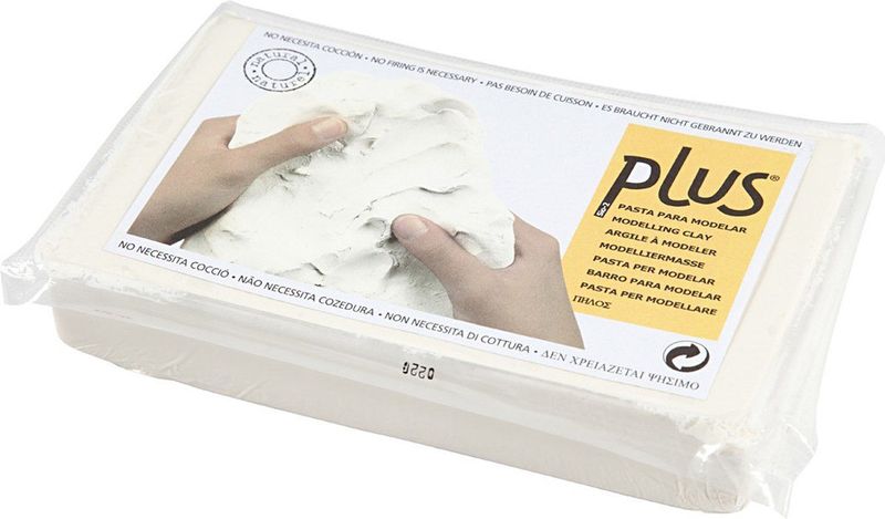 Zelfhardende Kle - Plu - 1000 G - Wit
