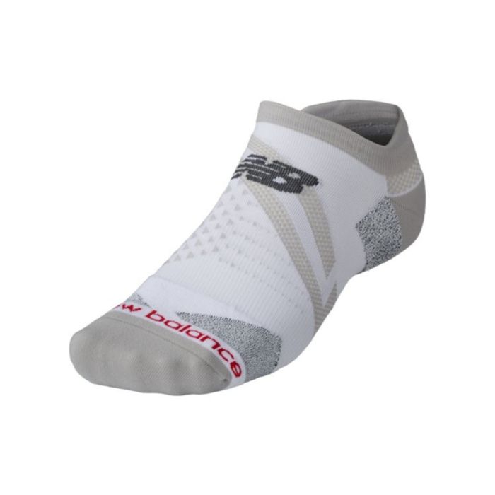 New Balance Unisex Strømper Run Foundation 2.0 No Show Sock Hvid