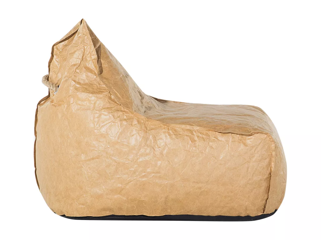 Pouf poire 200 L DROP 63 cm 75 cm Marron doré