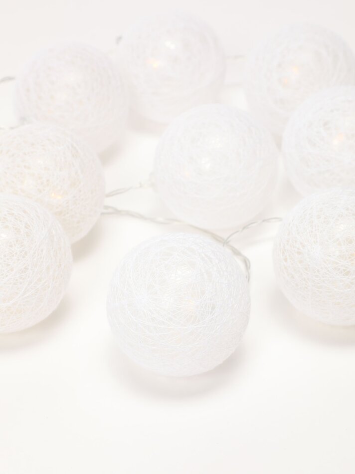 Cordão de luzes LED com 10 LEDs - Branco