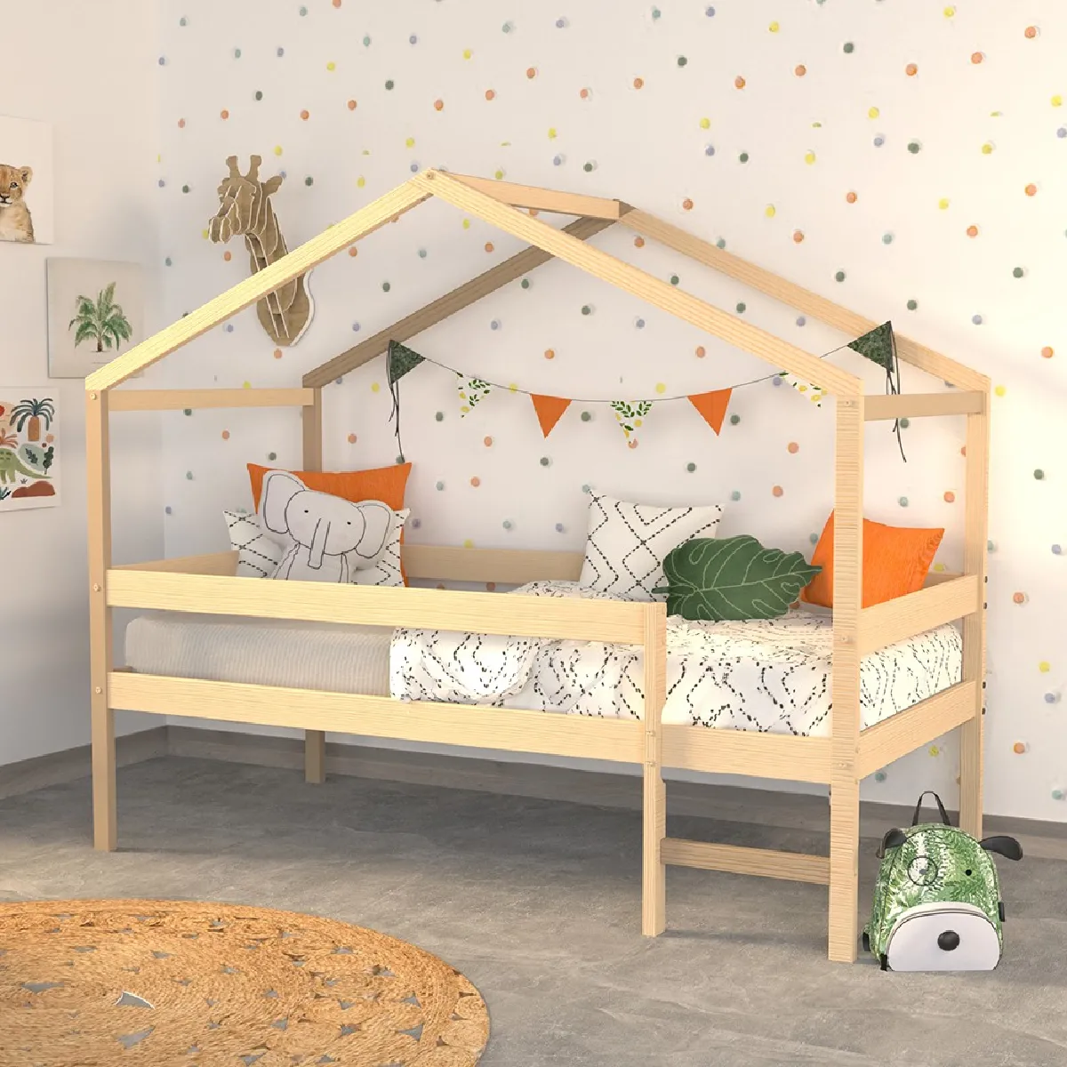 Lit cabane Le Quai Des Affaires MIKA - 90x190 cm