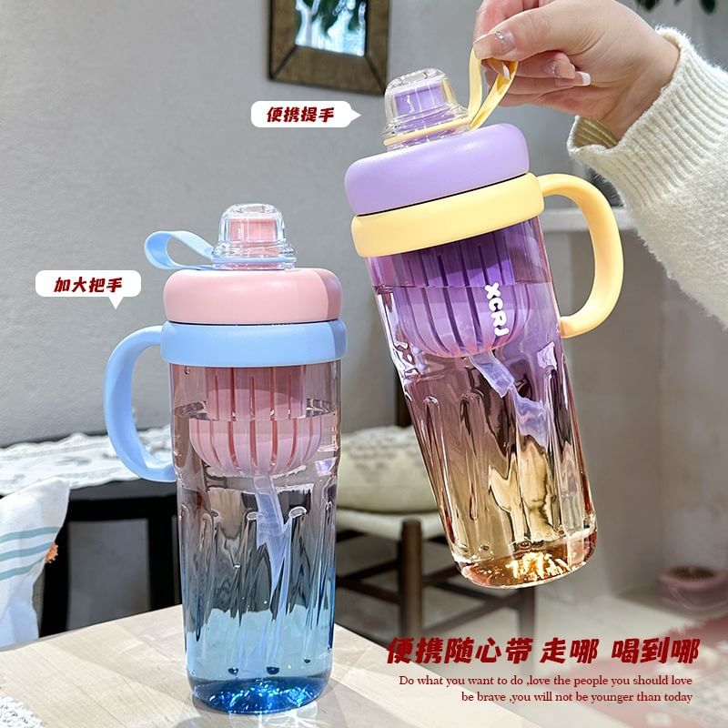 PureSnow - Gradient Plastic Thee-infuser Drinkfles