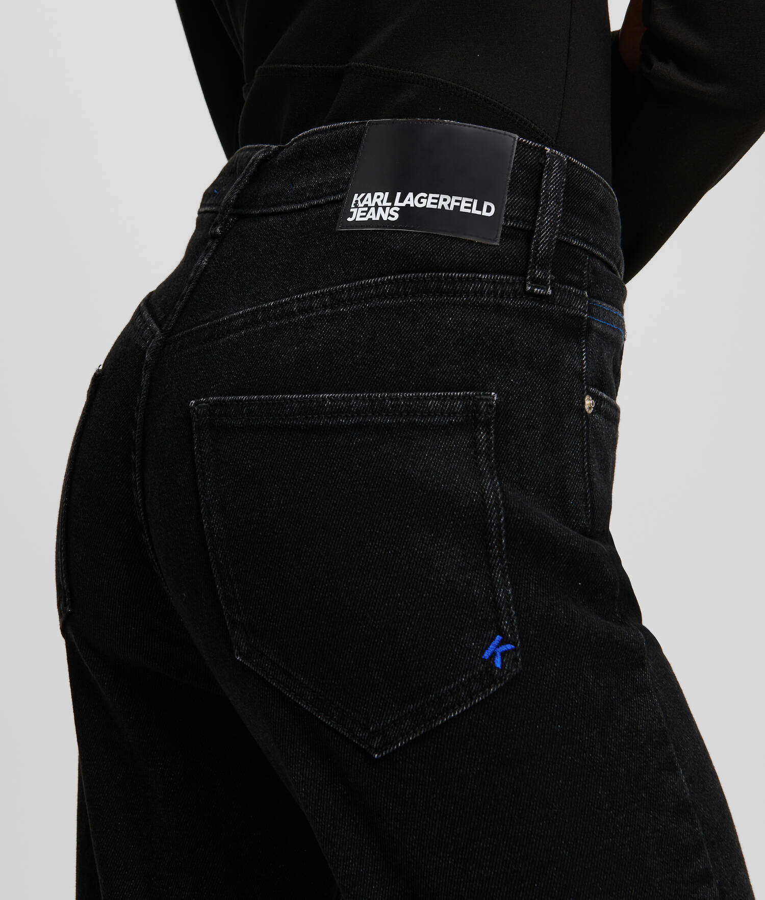 JEAN DROIT TAILLE HAUTE KLJ