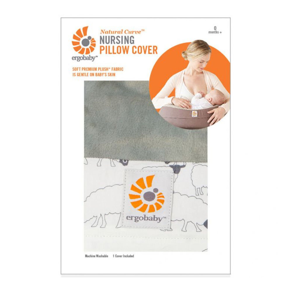 Ergobaby Ergobaby Stillkissenbezug Natural Curve, Schafe