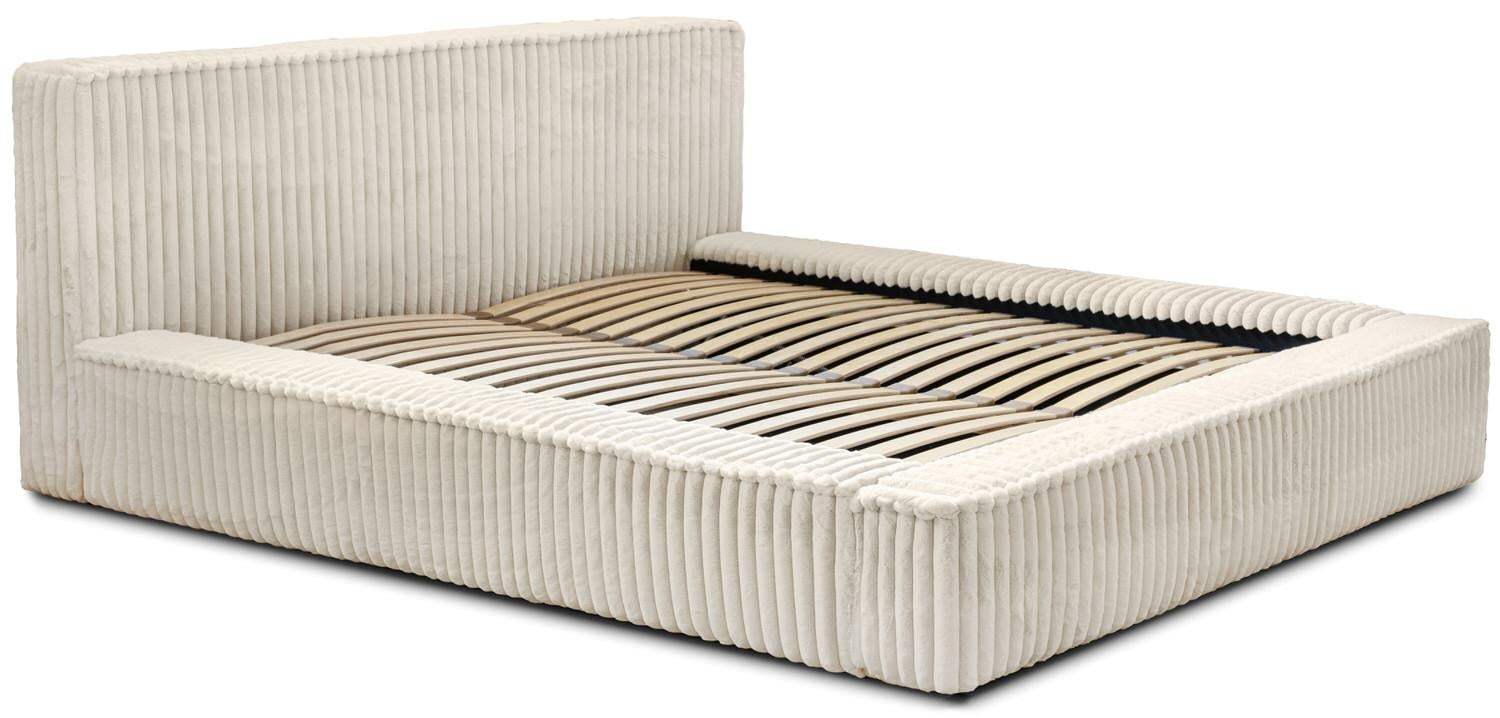 Trae Mobler Melody 180 x 200 cm Gestoffeerd Bed Creme