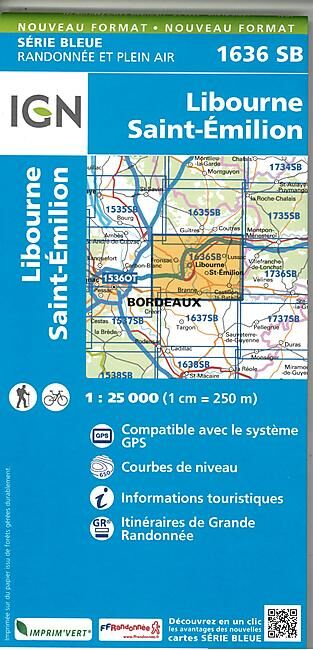 IGN - 1636 SB LIBOURNE 1 25 000