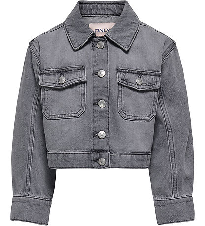 Kids Only Jeansjacke - Noos - KogLumi - Medium+ Grey Denim