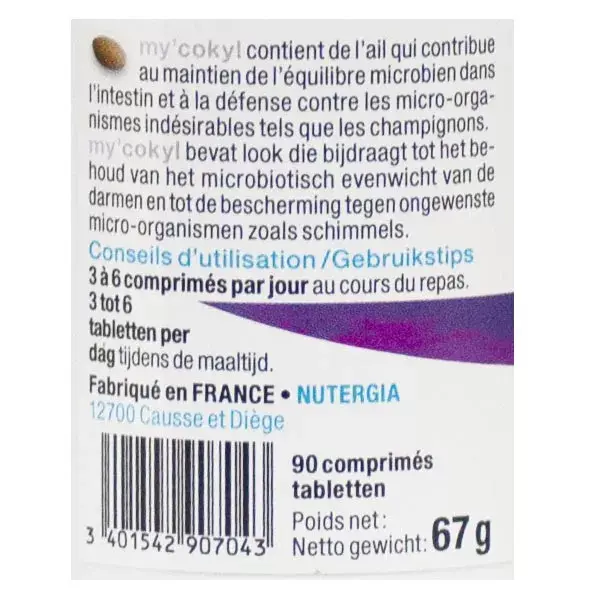 Nutergia My'Cokyl 90 comprimidos