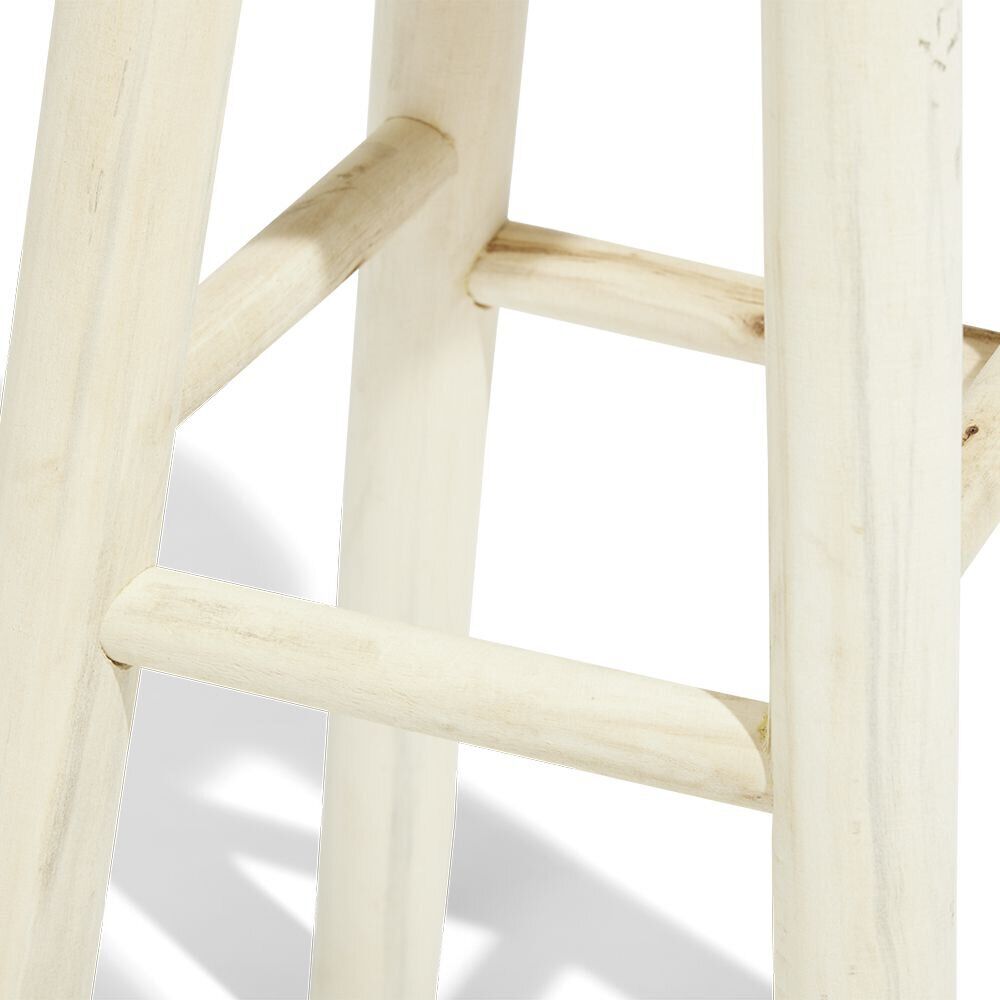 Tabouret Natura grand modèle bois beige Ø30xH68cm