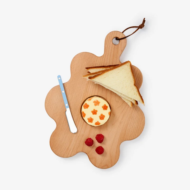 Areaware - Serving Friends Holzschneidebrett, Buche natur