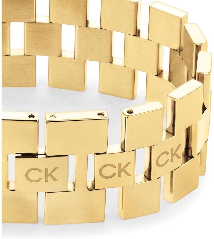 Calvin Klein - Armband - Geelgoudkleur - Roestvrij Staal - Schakelketting